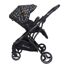 Lujo ligero plegable 3 en 1 en línea Hot Mom Kids Baby Strollers Walkers